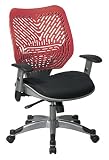 Office Star REVV Series Managers Chair with SpaceFlex Back and Mesh Seat, Cosmo / Raven