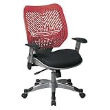 Office Star REVV Series Manager�s Chair with SpaceFlex Back and Mesh Seat, Cosmo Raven by Office Star