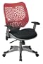 Office Star REVV Series Manager?s Chair with SpaceFlex Back and Mesh Seat, Cosmo / Raven