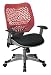 Kitchen & Housewares : Office Star REVV Series Manager¿s Chair with SpaceFlex Back and Mesh Seat, Cosmo / Raven