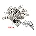 SODIAL(R) 50 Pcs Medium D-Ring Picture Frame Strap Hangers with Screws
