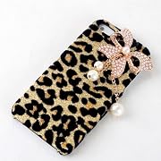 Bling Diamond White Pearl Leopard Hard Case Apple iPhone 5