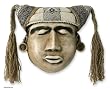 Recycled paper mask, 'Inca'