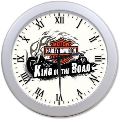 Home Decor Unique Harley Davidson Custom Digital Quartz Wall Clock 9.65 Inch