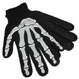 Skeleton Hand Knit Gloves Mechanics Work Biker OSFM