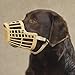 Guardian Gear Flexible Plastic Dog Basket Muzzle - Large, Beige