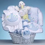 The Stork Delivers - Baby Gift Basket (Boy)
