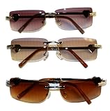 Designer Style Temples Fashion Sunglasses by
