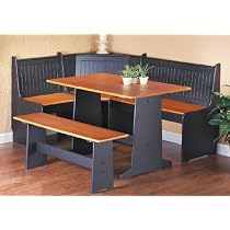 3 Piece Beadboard Nook Dining Set
