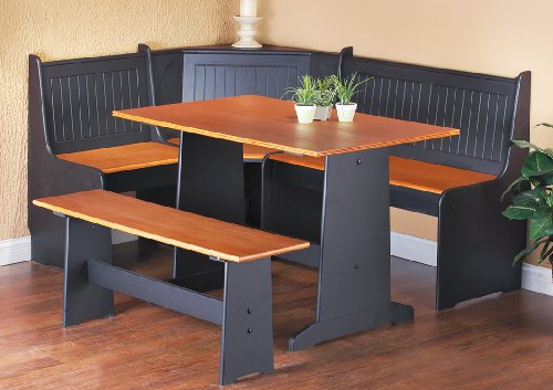 Buy 3 Piece Beadboard Nook Dining Set online at Discounted New and Used prices. Delivered to your door with Off-The-Bookshelf.