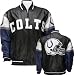 Indianapolis Colts Elite Leather Varsity Jacket - Medium