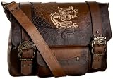 Mark Nason Double Dragon Buckle Cross Messenger Bag