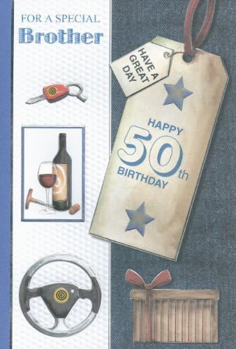 For A Special Brother Happy 50th Birthday card