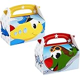 Airplane Adventure Empty Favor Boxes (4 count) Party Accessory