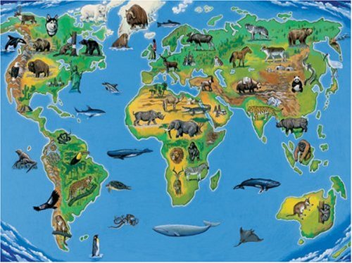 Childrens Toyshop  Spielwaren : Weltkarte, 200 Teile Puzzle