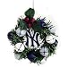 MLB New York Yankees 3-Inch Wreath and Bells Ornament