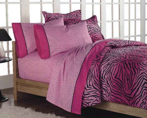 Hot Pink Zebra Bedding