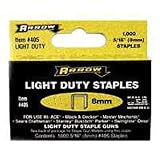 51HaTgUh7ZL. SL160  Arrow Light Duty Staples, 1/4