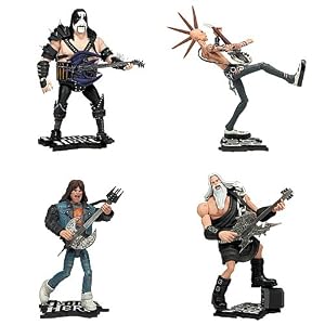 McFarlane Toys Guitar Hero Series 1 Set of 4 Action Figures by 
