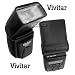 Vivitar DF383 Digital TTL Shoe Mount Power Zoom /Swivel /Bounce Auto-Focus Flash for Canon TTL, Guide Number 45m (147')