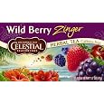 BUY : Celestial Seasonings Herb Tea, Wild Berry Zinger, 20-Count Tea Bags (Pack of 6)