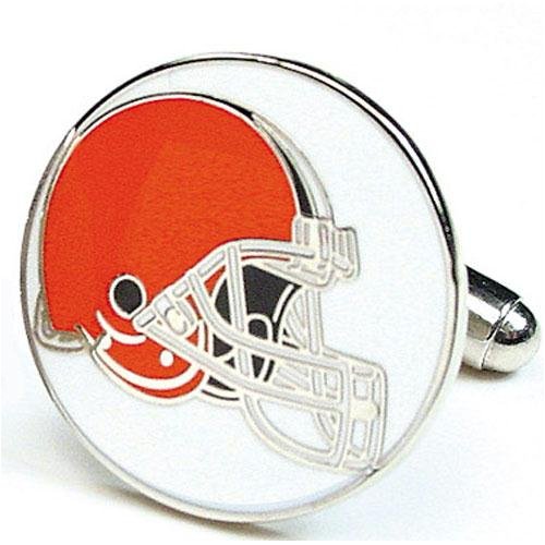 Cleveland Browns NFL Logo'd Executive Cufflinks w/Jewelry Box