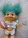 Russ Berrie..... Property Of Seahawks Troll, with Green Hair