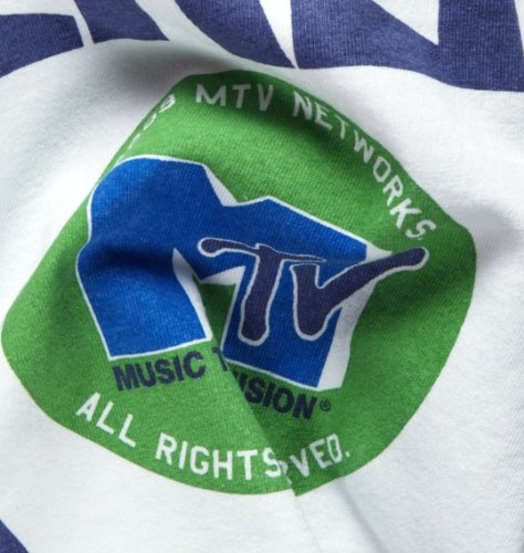MTV ラグラン七分Tシャツ （ホワイト×ネイビー） （3L 4L 5L 6L 8L）