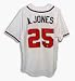 Andruw Jones Atlanta Braves Autographed White Majestic Jersey
