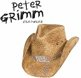 Peter Grimm - Drifter Tea Stained GLAM ROCK Style Hat