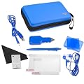 Nintendo 3DS XL 12-in-1 Travel Pack / Tasche, Etui, Displayschutzfolie, Kfz-Ladeger�t: Blau (Nintendo 3DS XL)