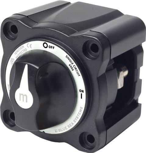 Blue Sea Systems #6006200 Single Circuit ON-OFF Mini Battery switch