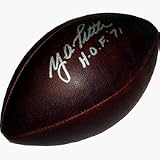 Y.A. Tittle Autographed NFL Duke Football with H.O.F. '71 Inscription