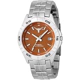 NCAA Texas Longhorns Men's Round Dial Watch