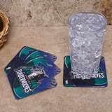 NBA Minnesota Timberwolves 4-Pack Sublimated Logo Neoprene Coaster Set