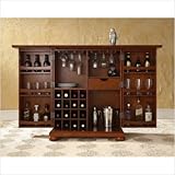 Crosley Furniture Alexandria Expandable Bar Cabinet in Classic Cherry Finis ....