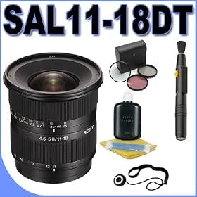 Sony DT 11-18mm f 4.5-5.6 Aspherical ED Super Wide Angle Zoom Lens for Sony Alpha Digital SLR... by Sony