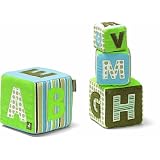 Gund Baby Alphabet Stacking Blocks - Blue by Gund