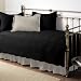 Stone Cottage Trellis 5-Piece Daybed Set, Black