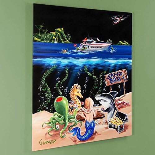 "Sand Bar 1" (G) by Godard, a Limited Edition Canvas with COA