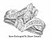 Stunning White Gold 1/2 Ctw Diamond Wedding Set For Her w/ Marquee Center Stone