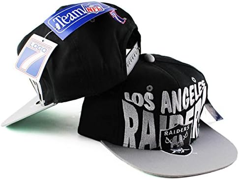 Vintage Logo 7 LA Raiders Snapback Hat