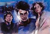 Harry Potter (Harry, Ron, Hermione) Movie Poster Print - 11" X 17"