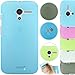 YESOO8482; Ultra Slim Fit Flexible Case Cover For Motorola Moto X Google Phone (Blue)