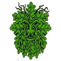 Green Man - Car Sticker