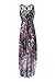 2LUV Women's Paisley Design Sleeveless Hi-Low Summer Beach Dress