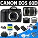Canon EOS 60D SLR Digital Camera with Canon EF-S 18-200mm IS Lens + 32GB Professional Accessory Kit