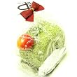 Gift Wrapped 2 Tone Roll Cake Dessert 2 Hand Towels Wash Cloth Home Gift Set Pink and Vanilla with Cherry Magnet
