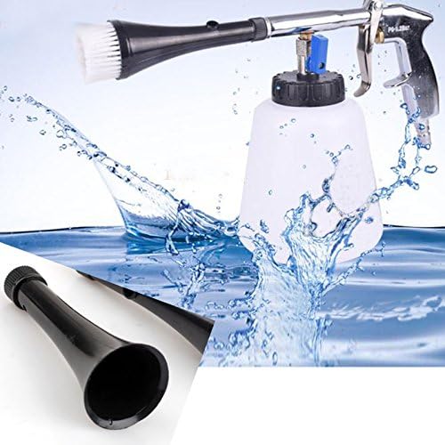 High pressure Car Automobile Interior Deep Cleaning Gun &amp; Brush Metal Handle Dry washer foam gun car tornado tool