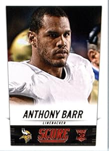 2014 Score Football Card #337 Anthony Barr - Minnesota Vikings NFL Rookie Card
